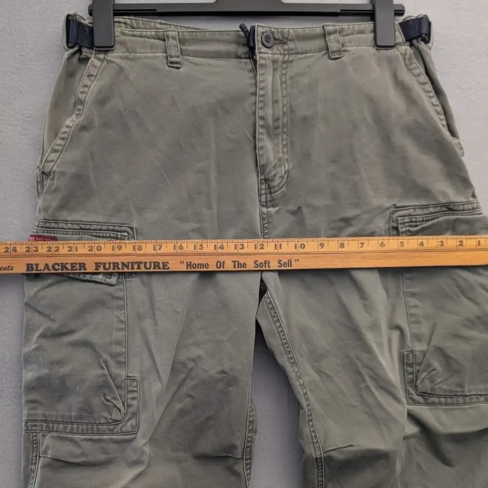 Vintage Abercrombie and Fitch Pants Mens L Brown Cotton Nylon Cargo Gorpcore Y2K